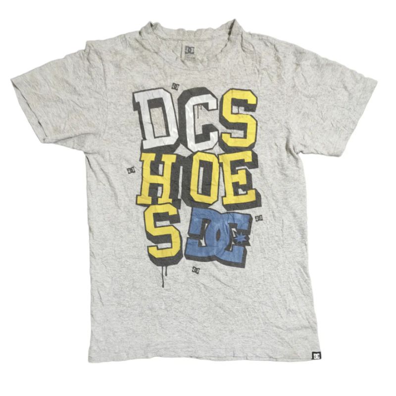 Kaos DC shoes Second Original ( grey ) ( Built Up )