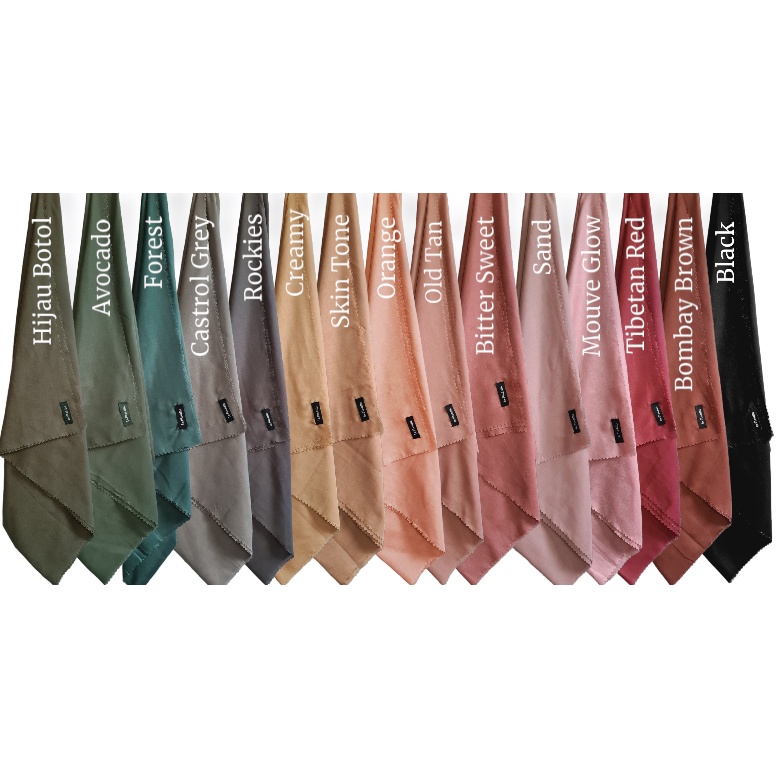 Hijab Kerudung Voal Ultrafine Polos Premium Laser Cut