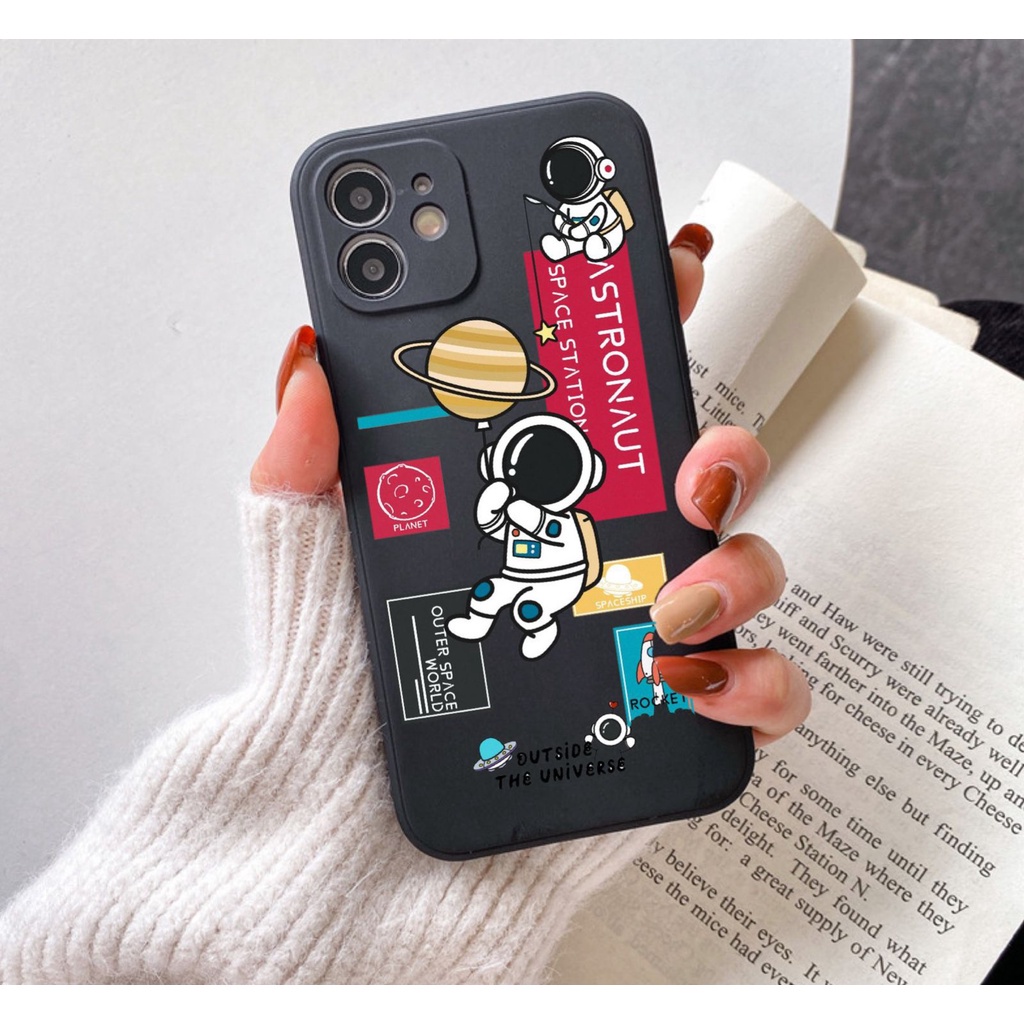 BB16 Softcase Matte Astronot for Samsung J2 J3 J4 J4+ J5 J6 J6+ J7 Note 10 10+ 20 Ultra Lite S10 S20 S21 S22 FE 5G Prime Pro