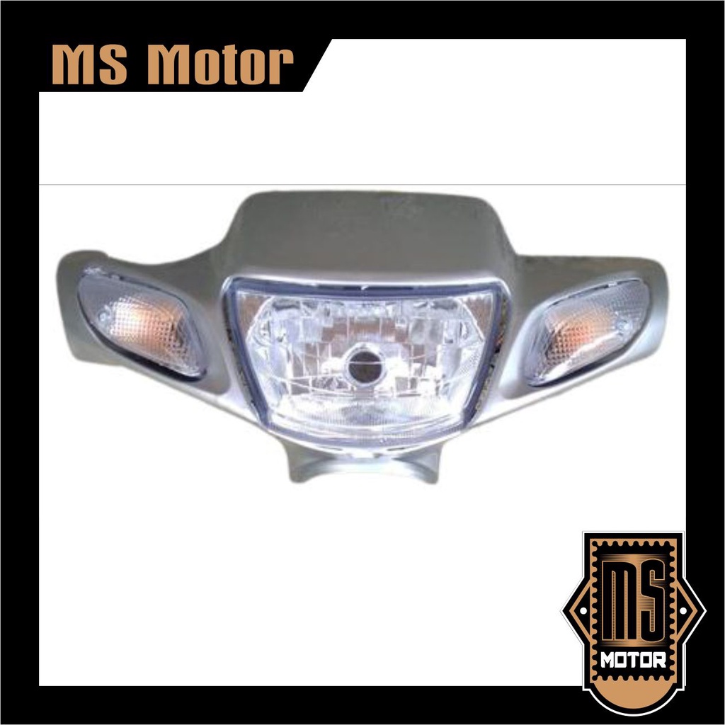 batok f1zr / batok depan fiz r set lampu warna SILVER