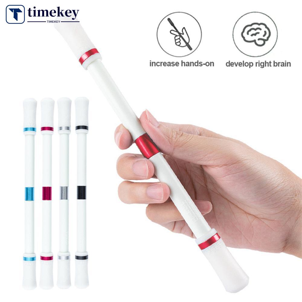 Timekey 1pc Pulpen Gaming Putar Warna Hitamputih Untuk Mainan Pelajar A6I1