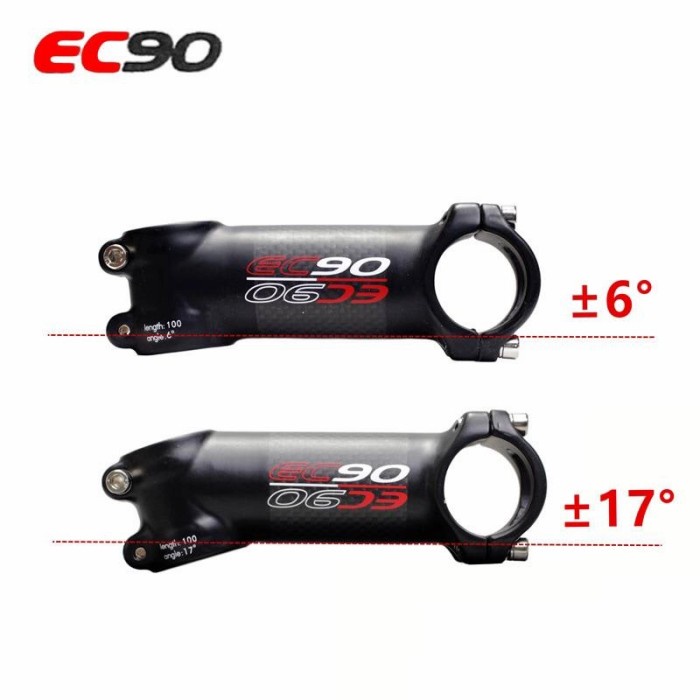 Stem Ec90 Carbon Sepeda Roadbike 6 Derajat Stem Sepeda