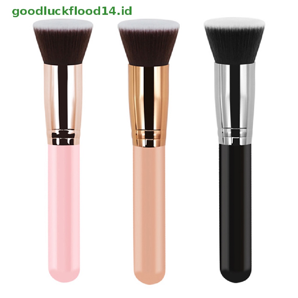 (GOOGFOUR) 1pc Brush Kabuki Flat TOP Untuk Makeup / Kosmetik Wanita