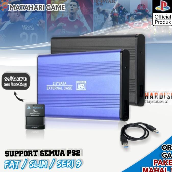 HDD PS2 160GB - Hardisk Eksternal PS2 - Support Semua PS2 Full Game