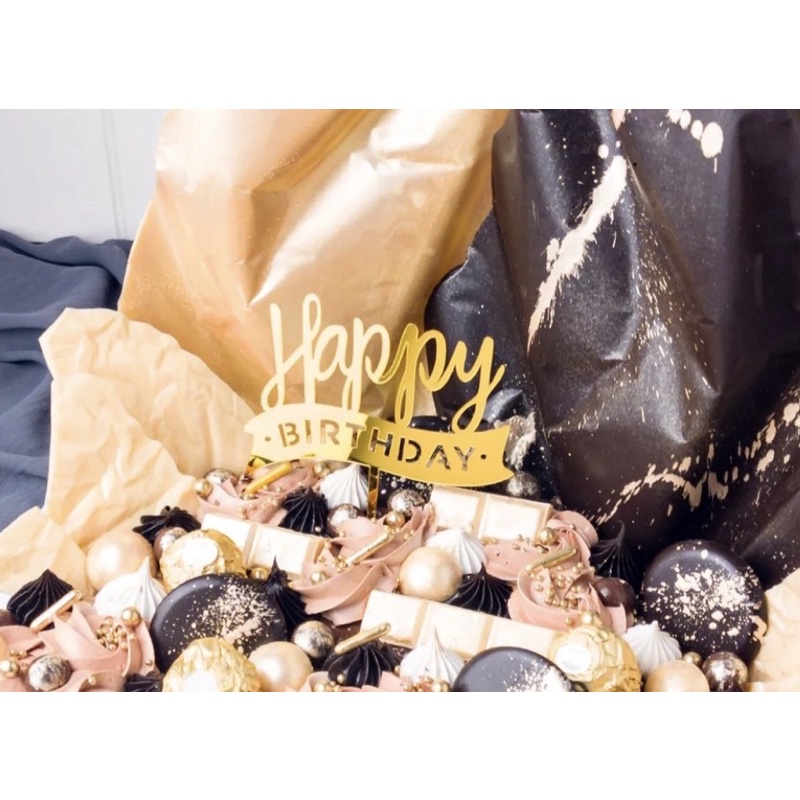 

Additional Decoration - Dekorasi Brownies Ulang Tahun - Brownies Ohmybrownie