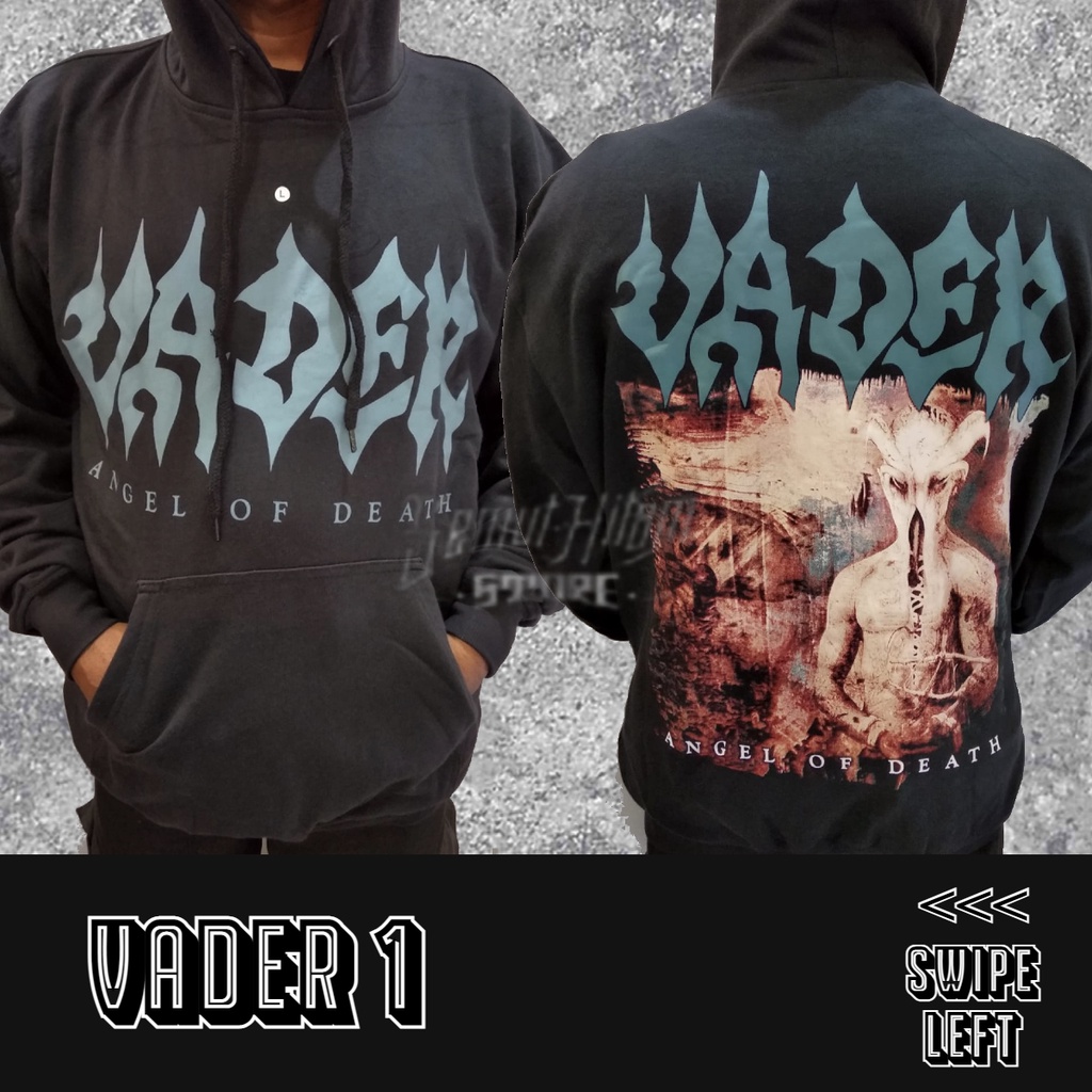 Sweater Hoodie VADER ANGEL OF DEATH Pullover Band Musik Death Metal Prapatan Rebel