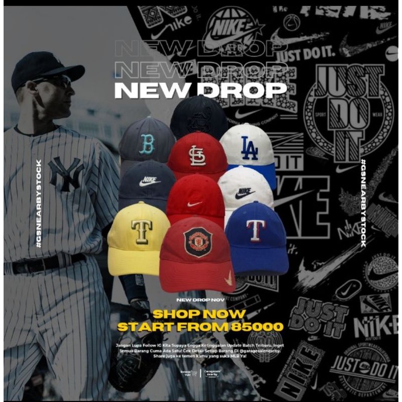 Topi Trift Original / Topi MLB / Topi MLB Second / Topi Second / Topi Baseball