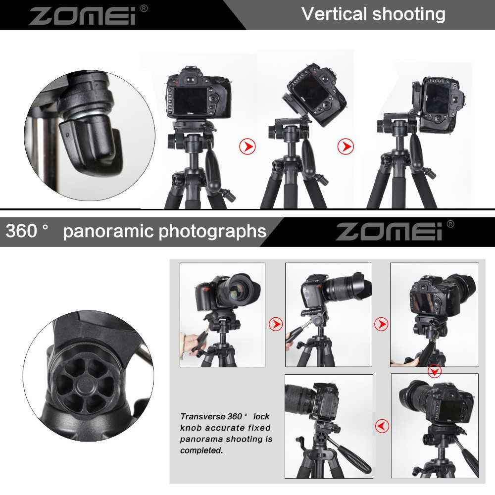 Zomei Tripod Kamera Professional DSLR Tripod &amp; Pan Head - Q111