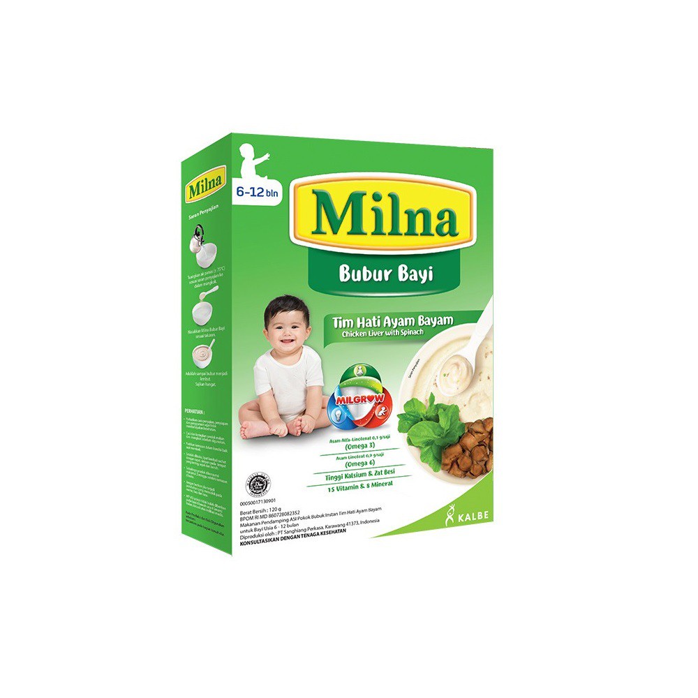 Bubur Bayi Milna 120gr Sehat Dan Bergizi