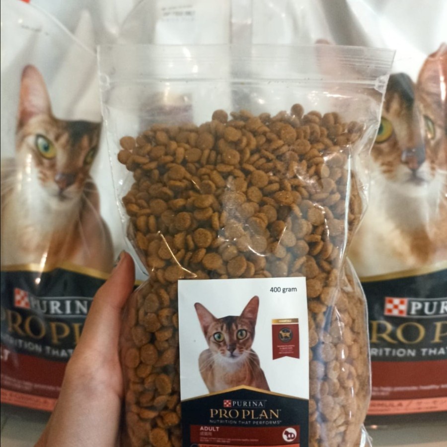 Proplan Adult Salmon Pro Plan Makanan Kucing Repack - 400 Gram