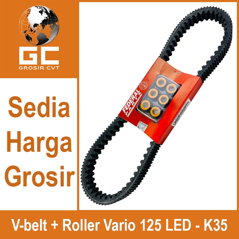 Federal Vanbelt V Belt Van belt Fanbelt Kit Assy Set Honda Vario 125 ESP LED Injeksi FP-231PA-K35-2700