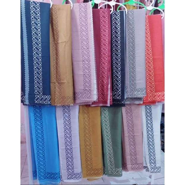 Segi Empat Motif jorney / hijab deenay motif Jp / voal motif