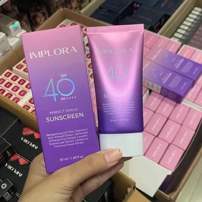 IMPLORA Perfect Shield Sunscreen SPF40 PA+++ll SUNSCREEN IMPLORA