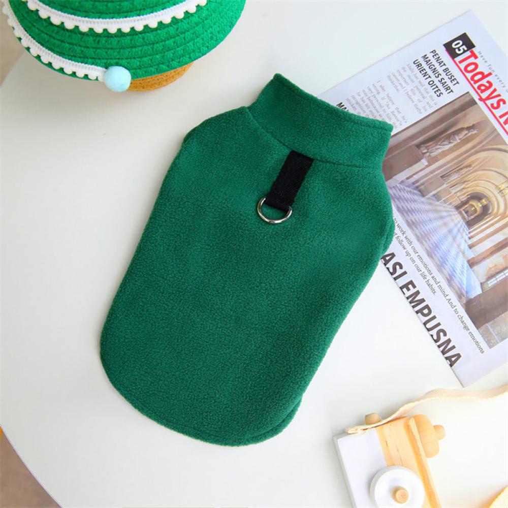 Timekey Sweater Anjing French Bulldog Kecil Bahan Fleece Lembut Untuk Musim Dingin F9V4