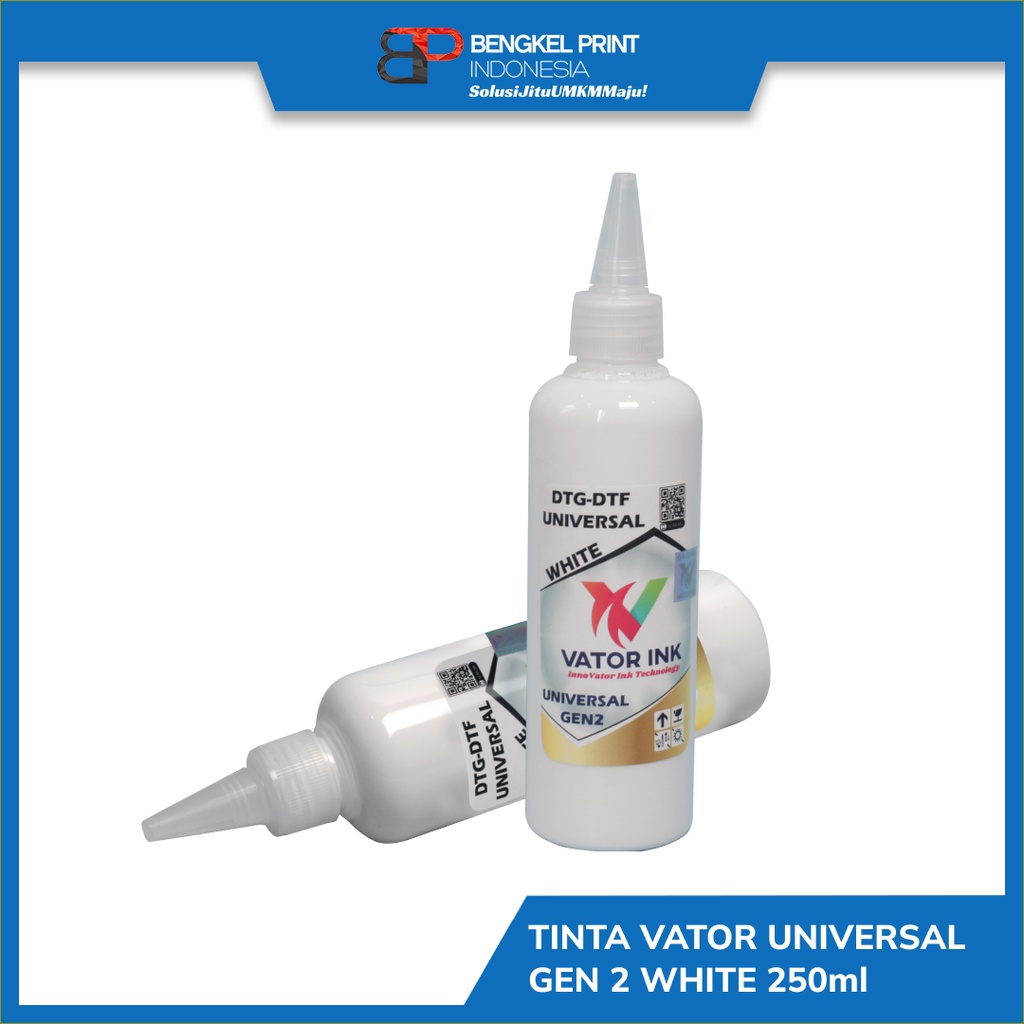 TINTA VATOR UNIVERSAL GEN 2 WHITE | TINTA SABLON DTG DTF DST | TINTA DTF DTG