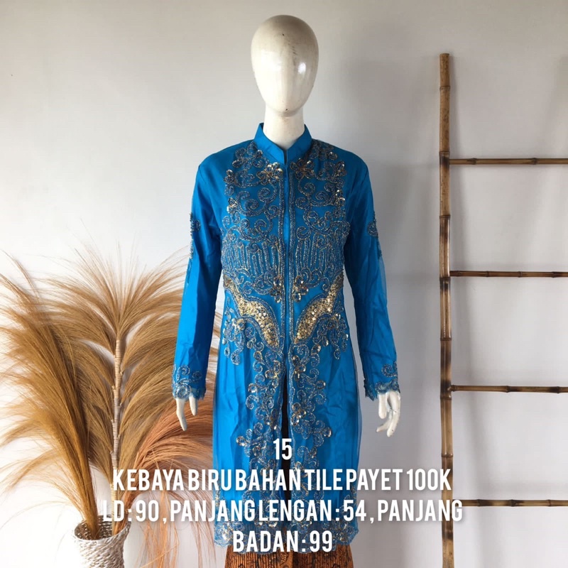 kebaya ibu/kebaya full furing payet