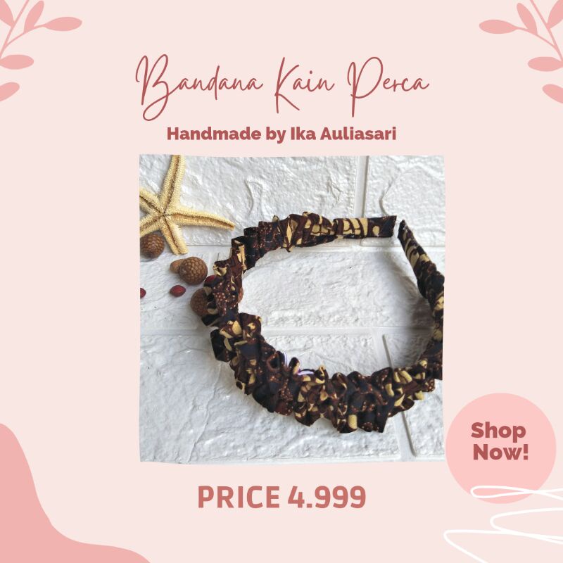 terbaru; bando batik murah/bando batik kekinian/bando batik bandana