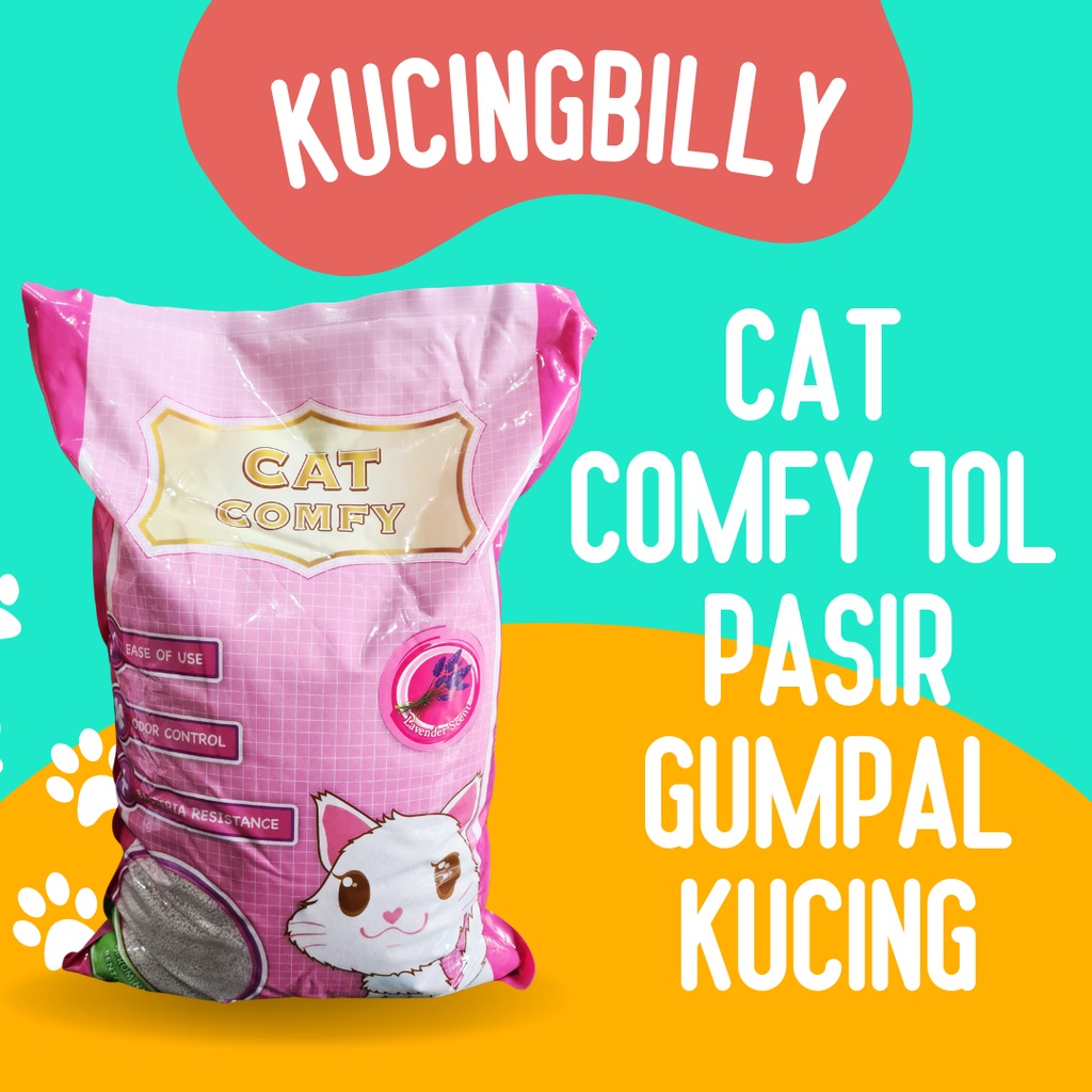 Cat Comfy 10L pasir gumpal kucing