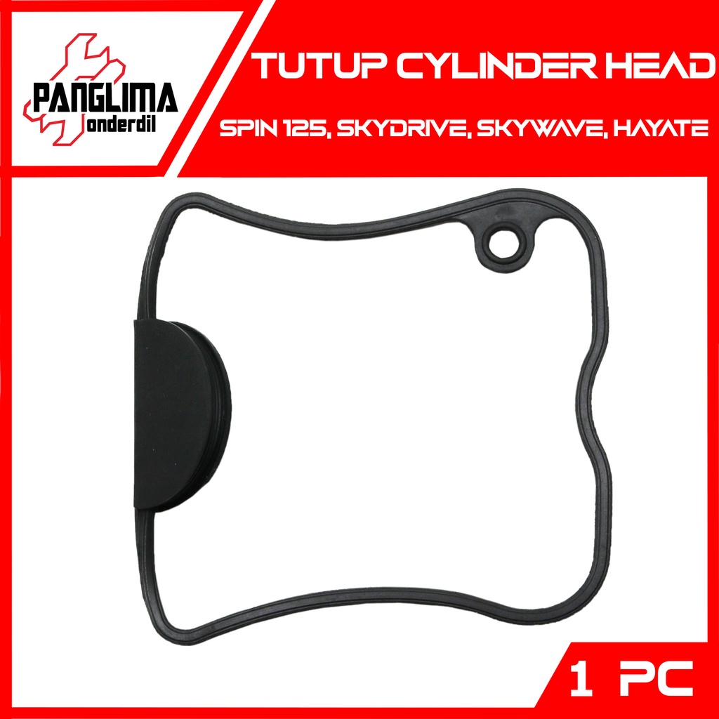 Tutup Cylinder Head Spin 125 &amp; Hayate &amp; Skywave-Sky Wave &amp; Skydrive-Drive Seal-Sil-Gasket-Oring Cover Karet Silinder Cop