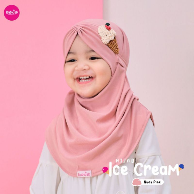Jilbab Ice Cream by Babyjab | Jilbab anak | jilbab Bayi | Kerudung anak bayi