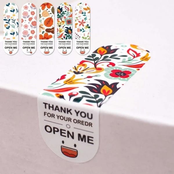 

Sticker Label Open Me Thank You for Your Order - 100pcs
