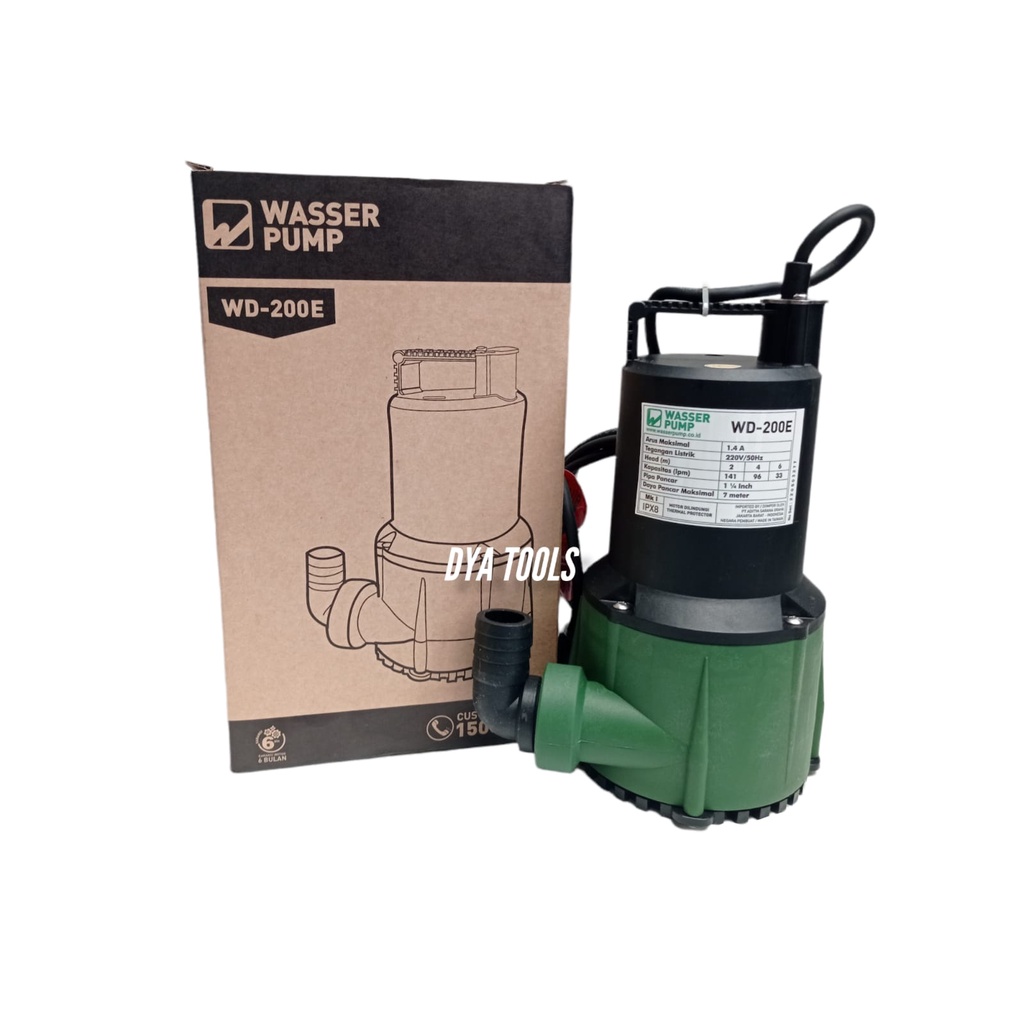 WASSER PUMP WD 200 E / POMPA CELUP AIR BERSIH MANUAL