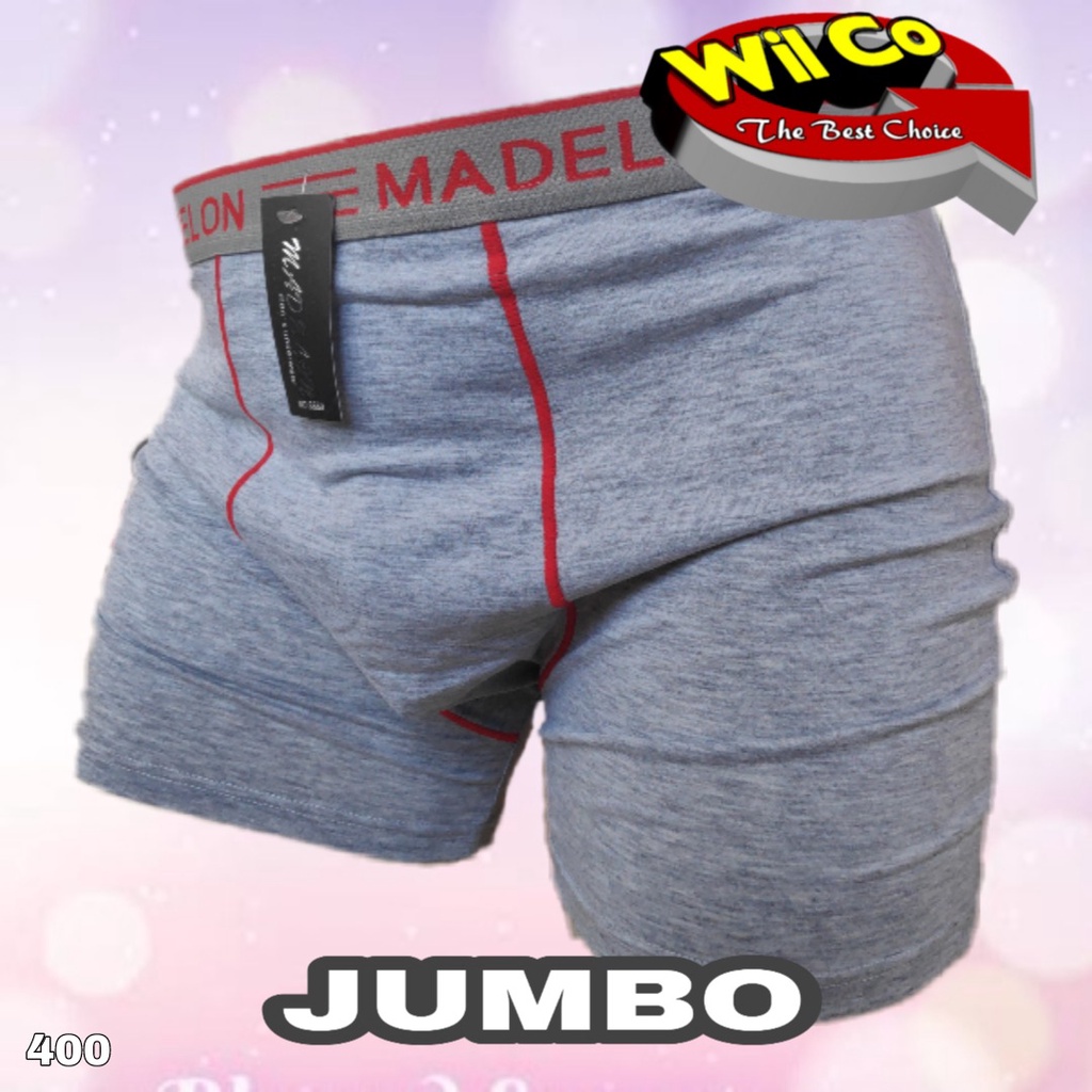 K400 - [Harga Per 1 Potong] JUMBO CELANA DALAM [BOXER] PRIA MADELON SIZE 3XL