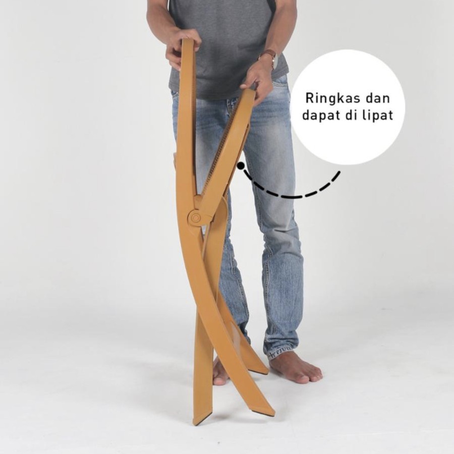 Kursi Lipat Olymplast Folding Chair OFC Bangku Lipet Sandar Rotan OFC Sender Kursi Olymplast Fold Chair Serbaguna