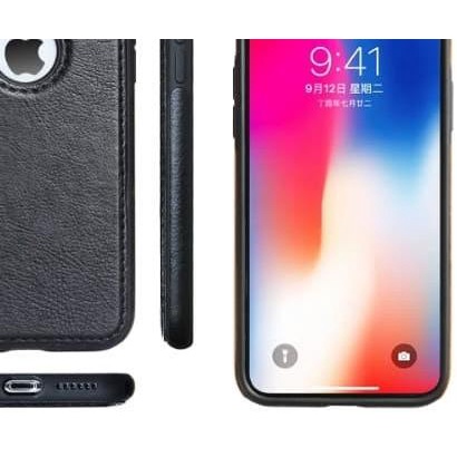 Case Casing Kulit IPhone X XS XR XS MAX EXCLUSIVE - Navy