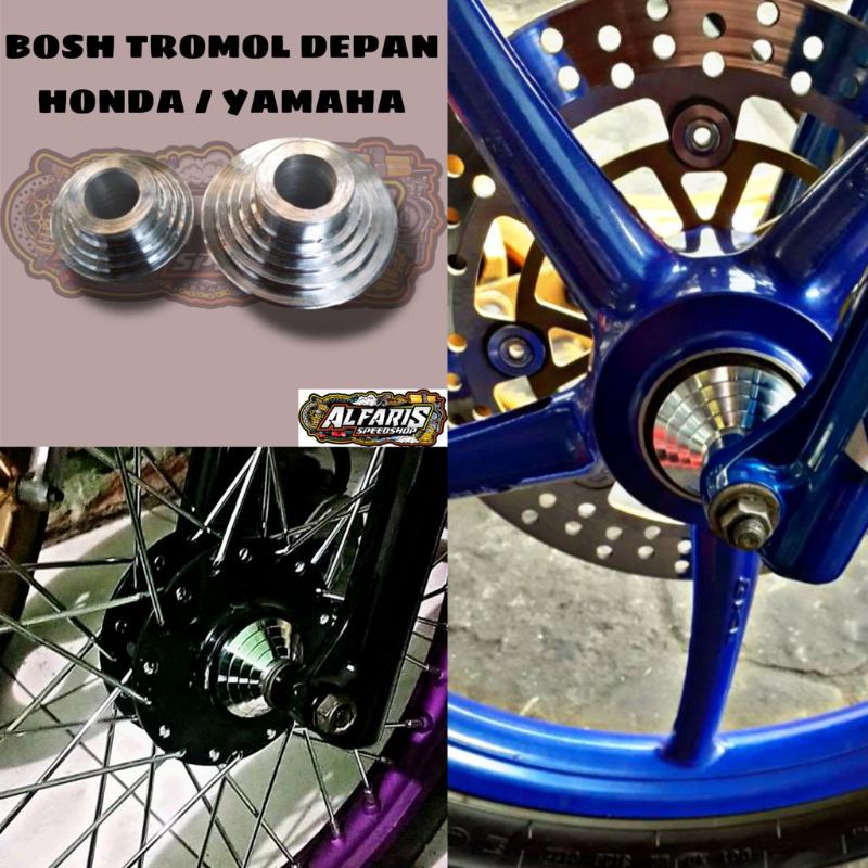 BOSH BOSHING GEARBOX TROMOL RODA DEPAN PNP VELG RCB 1SET SEPASANG