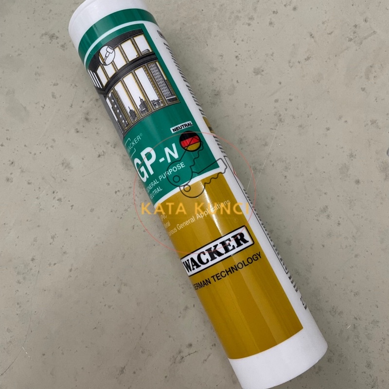 GPN GP WACKER NETRAL tanpa bau asam lem sealant kaca aquarium sealant sanitary