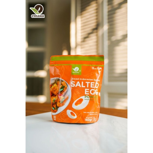 Salted Egg Powder - Saos Telur Asin - Bumbu Masak Instan EMAKU NON MSG