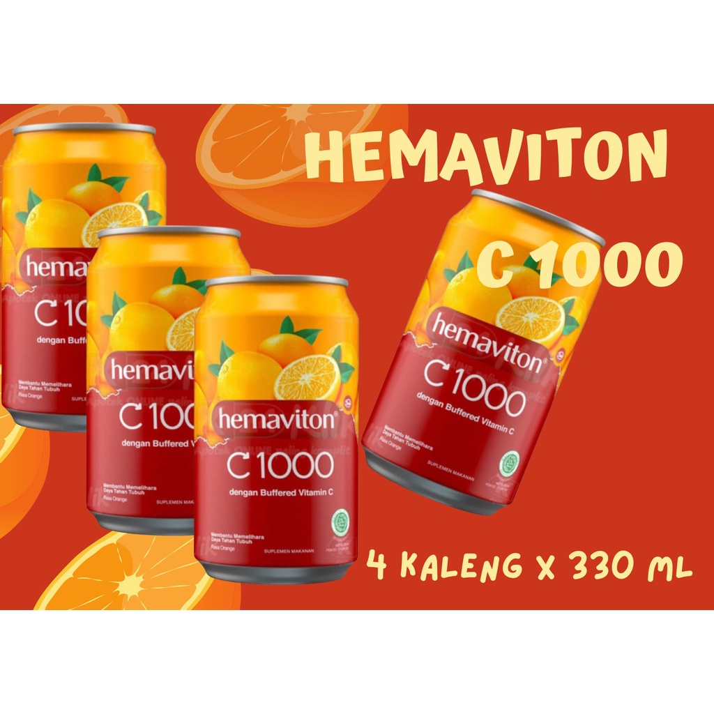 Hemaviton C1000 330 ML [ 4 kaleng / pack ]