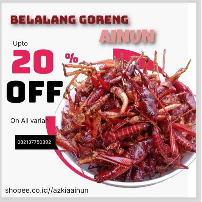 

[KODE PRODUK LCYWR7282] [BISA COD] WALANG/BELALANG GORENG BESAR