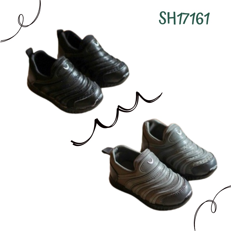 littlekiddoss SH17161 Sepatu Slip On Anak 21-30 Sepatu Selop Anak Laki-Laki Perempuan Lampu Import