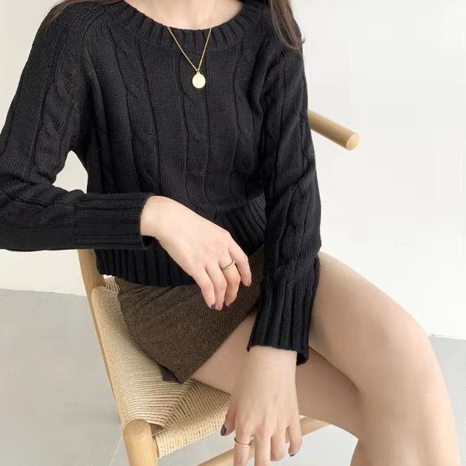 Paling Dicari.. Baju Rajut Wanita/Atasan Rajut/Sweater Oversize Wanita/Sweater Oversize/Blouse Wanit