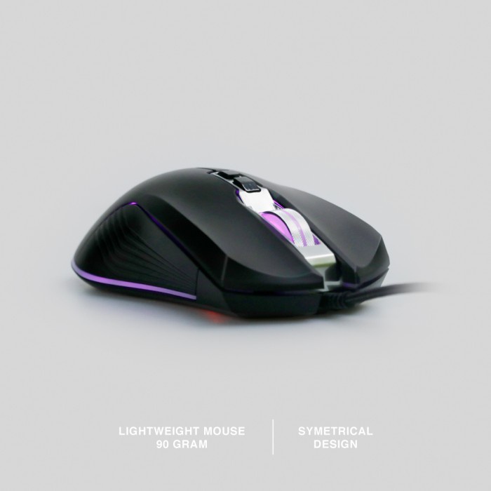 Rexus Mouse Gaming Xierra G10 - Hitam