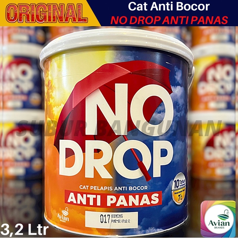 Cat Tembok No Drop ANTI PANAS 3,2 Ltr No Drop Anti Bocor Anti Panas