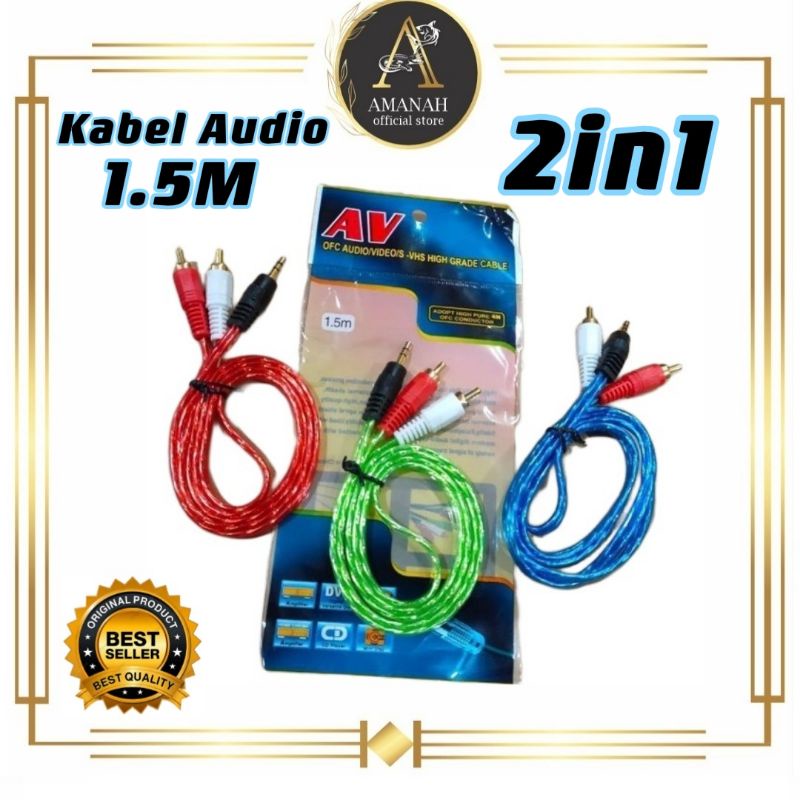 Jual Kabel Audio Jack Aux M Mm In Kabel Data Audio Av