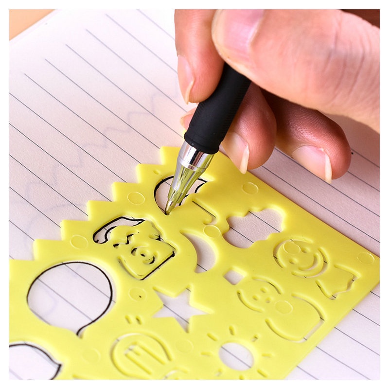 Penggaris Pengaris Gambar Plastik Karakter Bentuk Pola Lucu Peralatan Stationery Stationary Alat Tulis Sekolah Anak GANNISE ST0022 4.9 84 Penilaian 4,7RB Terjual