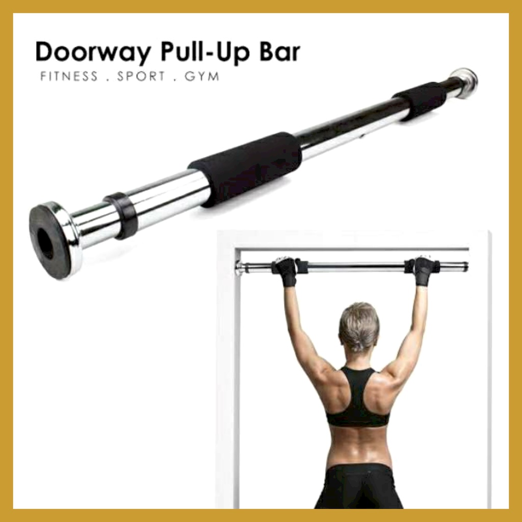 Pull Up Bar Adjustable 62-100CM Chin Up / Iron Gym Chinning Bar Alat Fitness Di Rumah JS-5