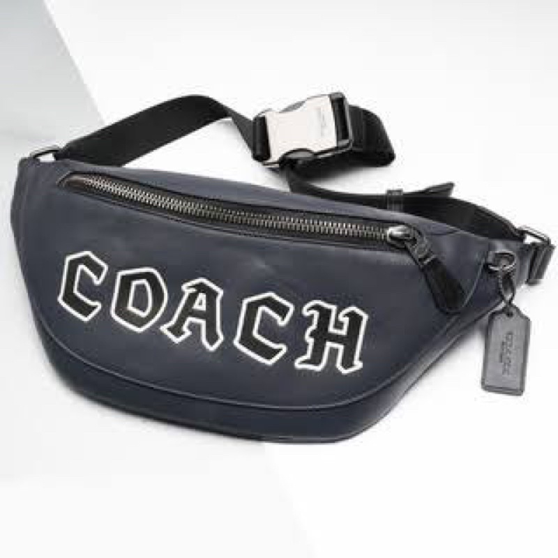 Coach Waistbag Warrent Belt Bag With Coach Script (C76925)