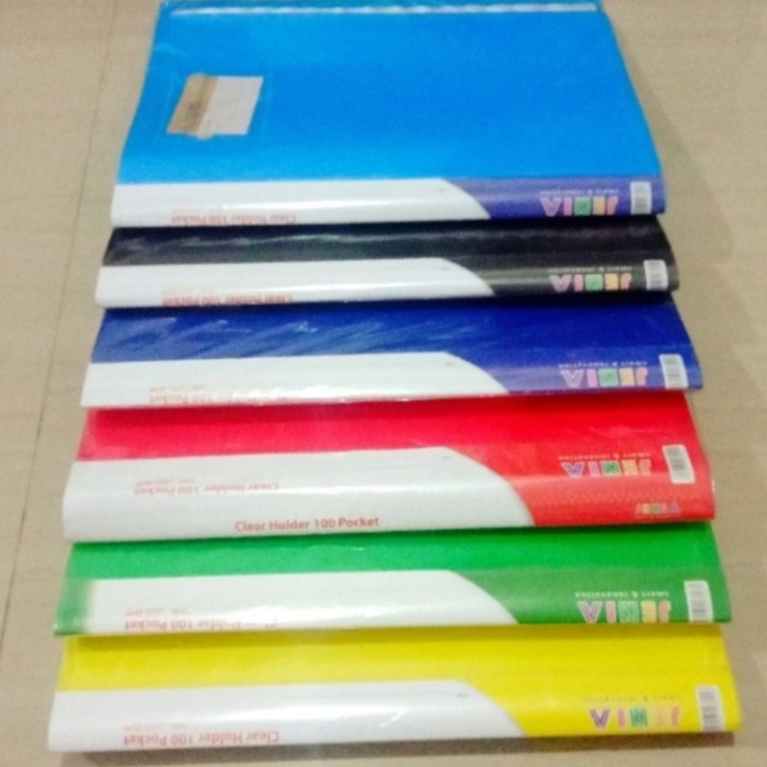 

Clear Holder / Display book Folio 100 Lembar Merk JENIA(1pcs)