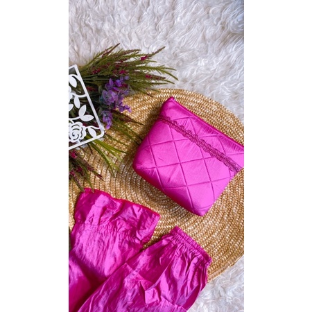 ALMIRA  CRINCLE  Mukena parasut kringkel jumbo premium RENDA TUMPUK