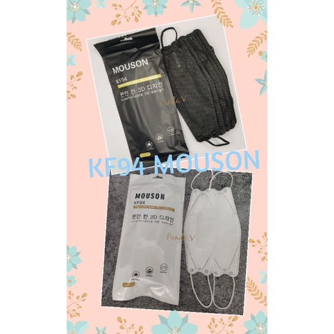 Masker KF94 4 Ply Mouson, 1 Pack Isi 10 Pcs