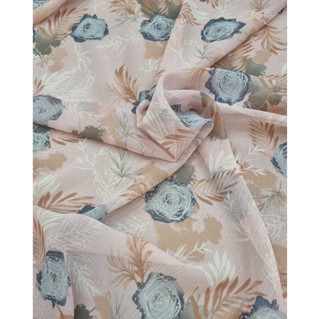 Jilbab Viney Polly cotton Motif