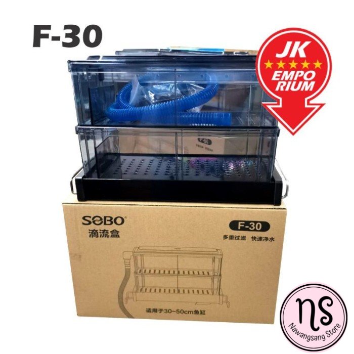 AK804 Sobo F-30 1 feet Trickle Drip Filter Box 2 Layers 30cm Aquarium