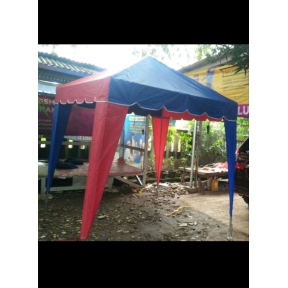 tenda cafe 2x2 tenda promosi tenda buat jualan ukuran L. 2m P. 2m