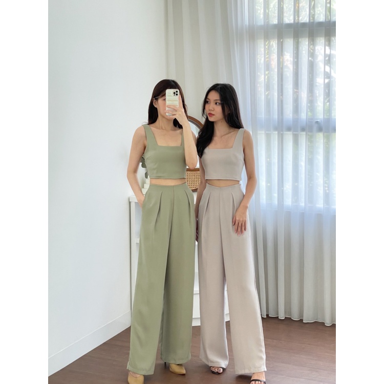 Kadaka B-0168 Kulot Wanita Culotte Celana Panjang High Waist Woven Premium