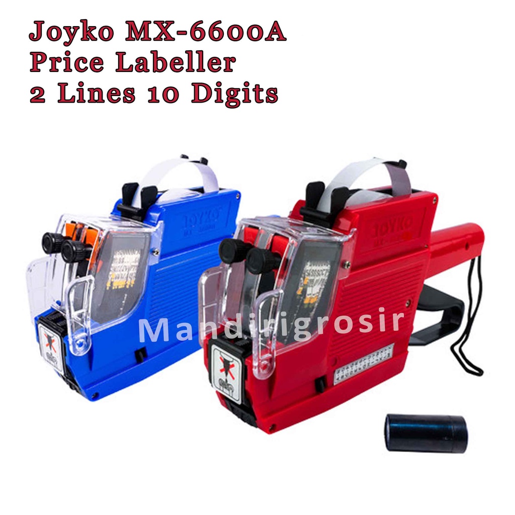 Price Labeller * Joyko * Alat Label MX-6600A * 2 Lines 10 Digits